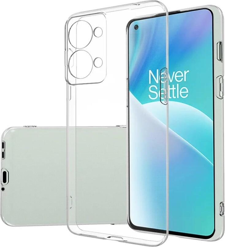 Husa Helmet Case pentru OnePlus Nord 2T, Cover Transparent din TPU Flexibil, Protectie Shockproof Anti-Impact cu Margini Ridicate