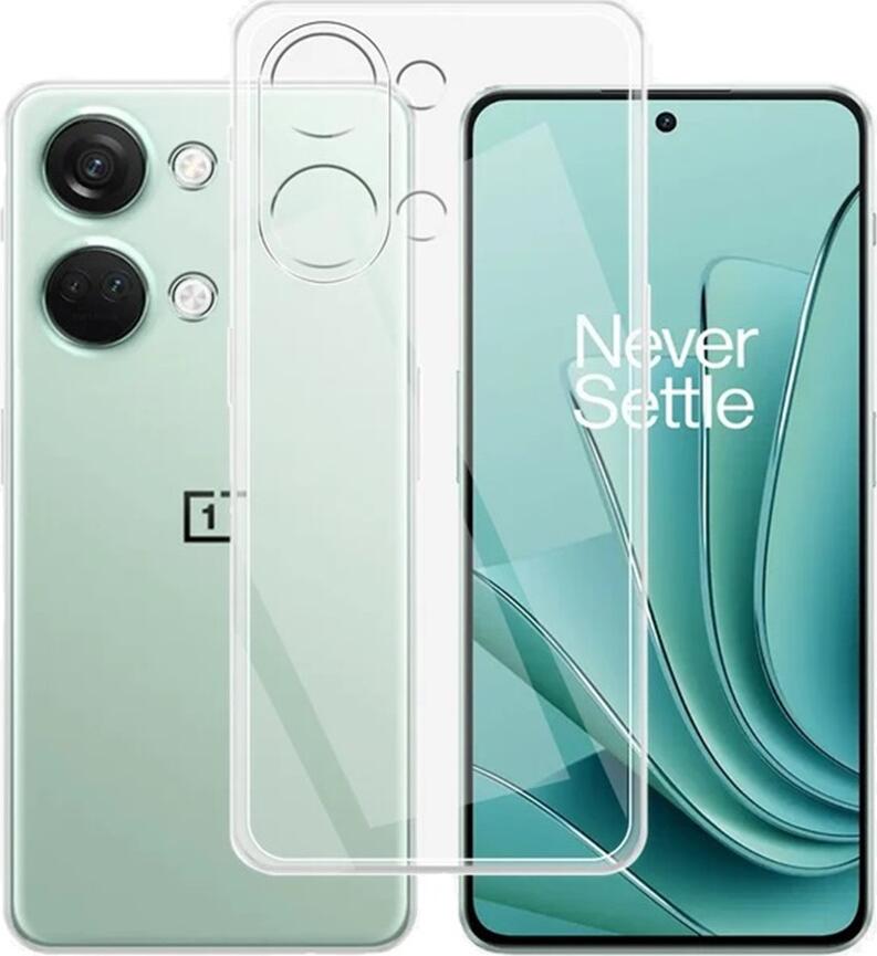 Чехол Helmet Case для OnePlus Nord 3, прозрачный защитный кейс из TPU, ударопрочный и гибкий, с приподнятыми краями для защиты экрана и камеры
