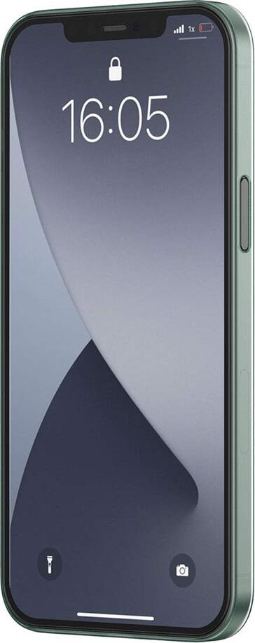 Baseus TPU Wing Case for iPhone 12, Green, Shock-Absorbent Flexible Thermoplastic Polyurethane Protective Cover, Slim Fit Anti-Scratch and Drop Protection