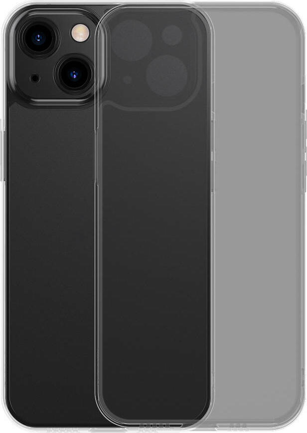 Husa Protectie Baseus din Sticla Mate pentru iPhone 13 (6.1 inch), Spate din Sticla Temperata Anti-amprente, Rama TPU Shockproof, Design Slim