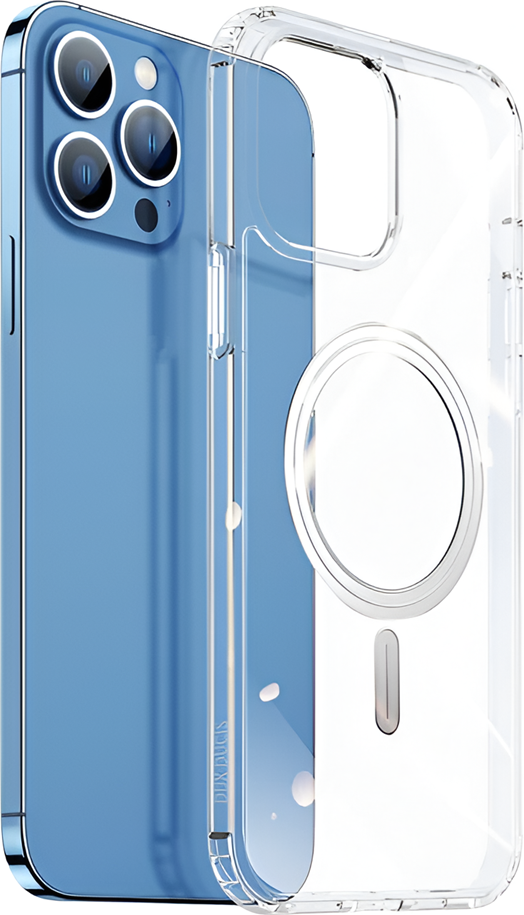 Dux Ducis Clin Case for iPhone 14 Pro, Clear TPU Transparent Protective Cover, MagSafe Compatible, Impact and Scratch Resistant, 6.1 inch