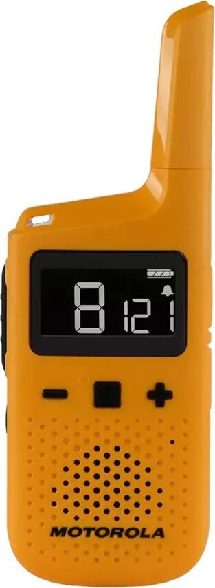 Motorola TalkAbout T72 PMR446 Two-Way Radios, 16 Channels, 121 Privacy Codes, 8 km Range, IP54 Water and Dust Resistant, iVOX VOX Hands-Free, LCD Screen