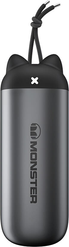 Casca Monster Melody TWS, Negru, Bluetooth 5.3, Rezistenta la apa IPX5, Autonomie 24h, Bass Puternic, Control Tactil, USB-C, Cutie cu Urechi de Pisica si Cordon
