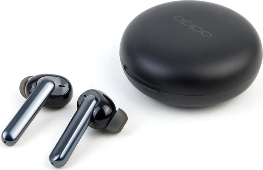 Oppo Enco W31 True Wireless Stereo TWS Earbuds, 7mm Graphene Driver, Bluetooth 5.0, AAC Codec, Noise Canceling Mic, IP54 Water Resistant, Black