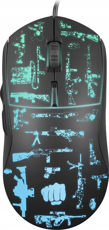 Fury Thunderstreak 3.0 Gaming Combo - Membrane Keyboard with Wrist Rest, Optical Mouse up to 4000 DPI, Stereo Headphones with Mic and Textile Mouse Pad