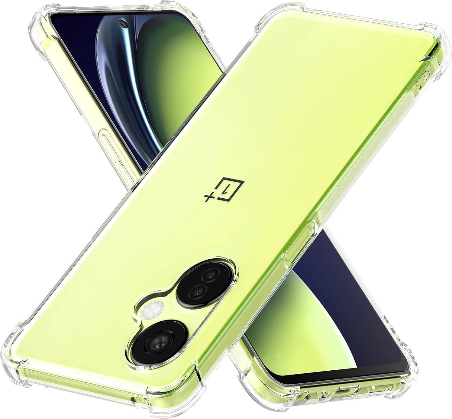 Чехол Helmet из прозрачного TPU для OnePlus Nord CE 3 Lite 5G, гибкий противоударный кейс с защитными бортиками и точными вырезами