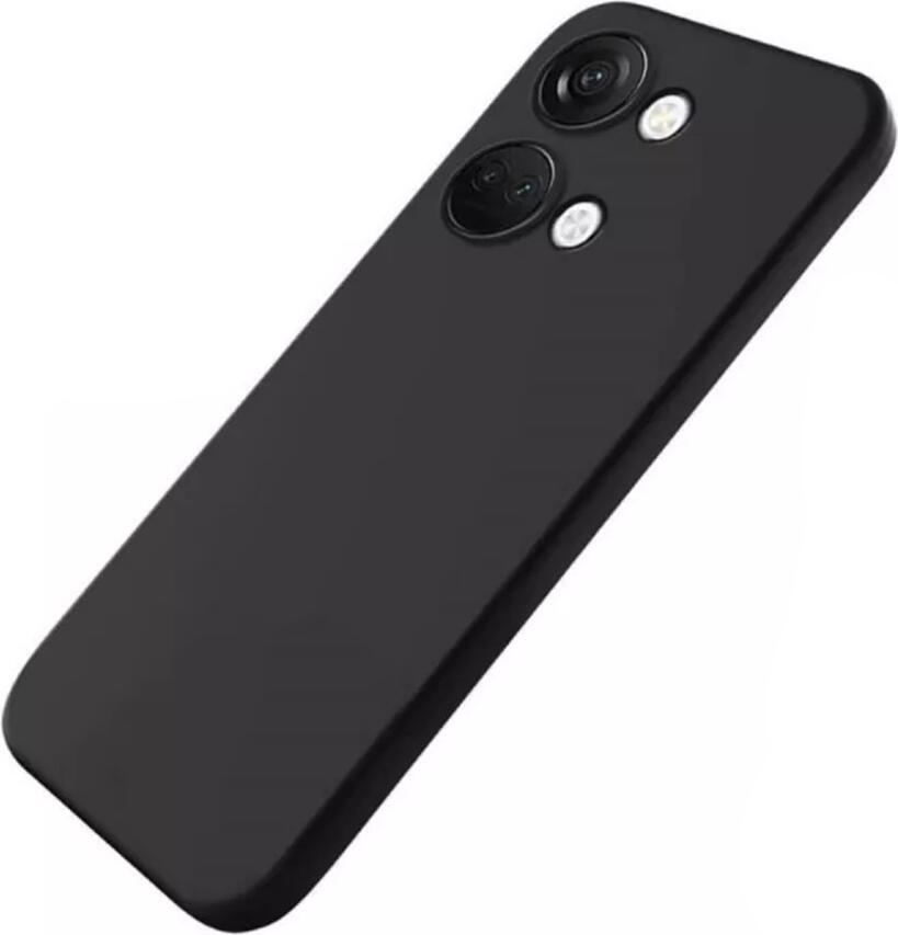 Husa Protectie Spate Helmet din Silicon Lichid pentru OnePlus Nord 3, 6.74 inch, Rezistenta la Socuri si Praf, Culoare: Negru