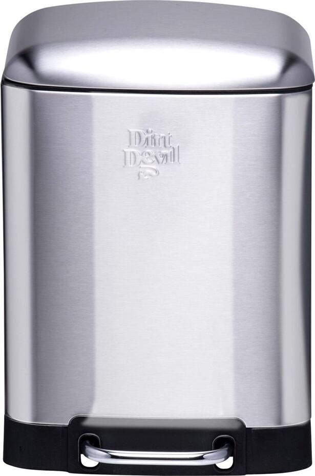 Dirt Devil Pedal Bin 6 L Soft Close Silver DDPBIN6