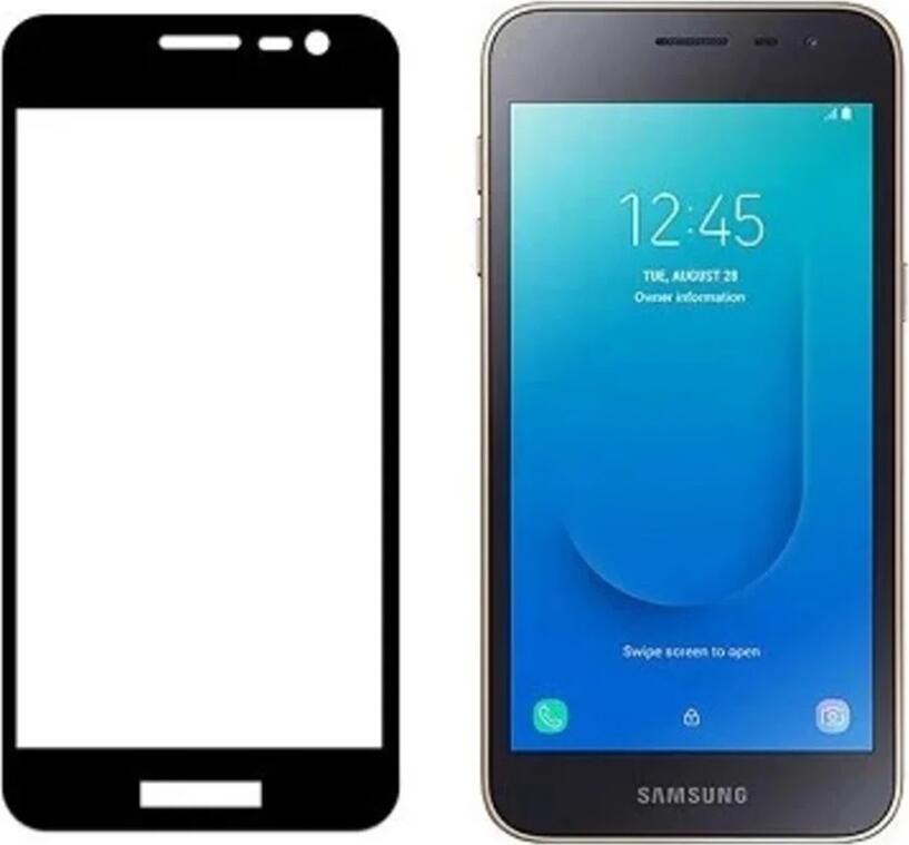 Protectie Ecran Helmet Diamond Glass 4D Sticla Temperata pentru Samsung J2 Core, Acoperire Completa Anti-Zgarari cu Strat Oleofob
