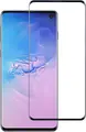 Helmet Diamond Glass 4D Tempered Glass Screen Protector for Samsung Galaxy S10, Full Coverage Curved Edges, Scratch and Shock Resistant, Black