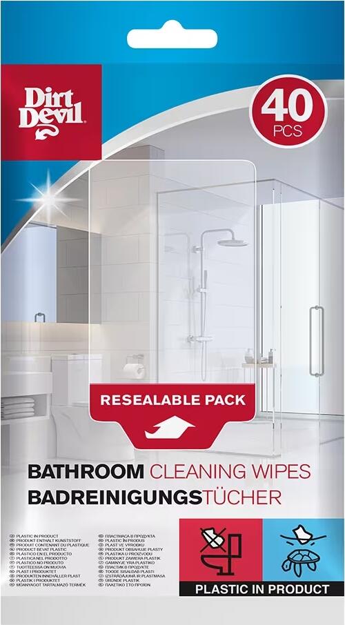 Dirt Devil Cleaning Wipes bathroom 40 pcs DDWIPBAT