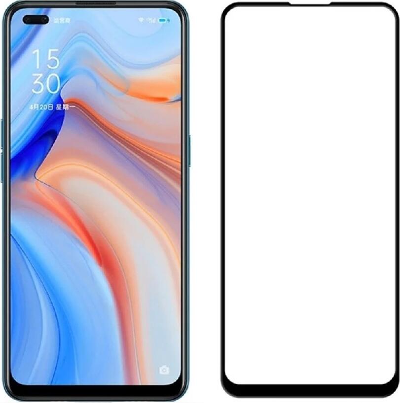 Защитное стекло Helmet Diamond Glass 4D для Oppo Reno 3 Pro, закаленное стекло, ударопрочное и устойчивое к царапинам, легкая установка без пузырьков