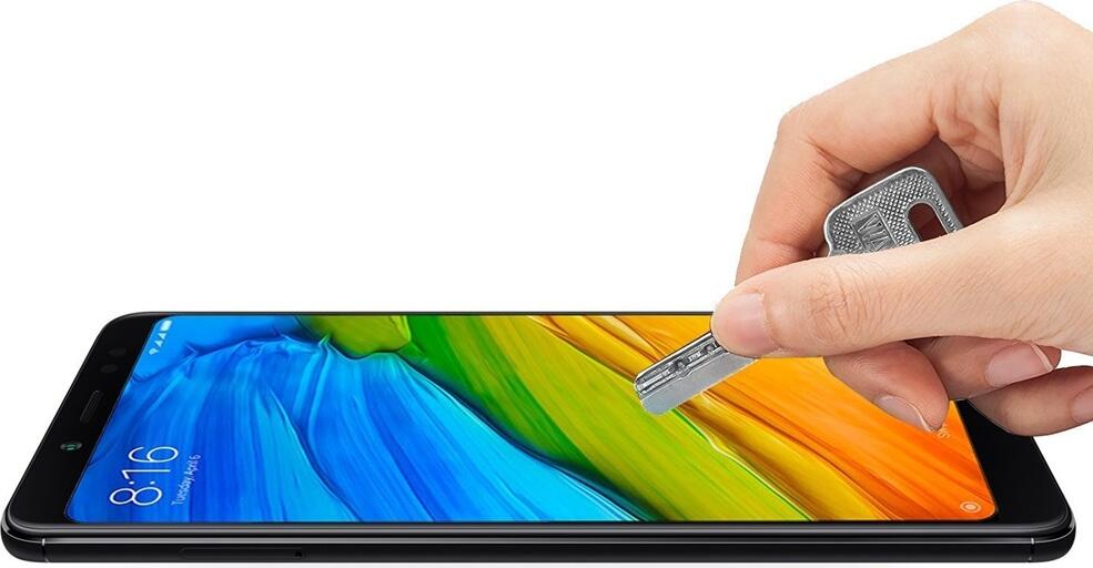 Tempered Glass Screen Protector for Xiaomi Redmi 5, Full Coverage 2.5D Rounded Edges, Scratch Shock and Dust Resistant, Anti-Fingerprint