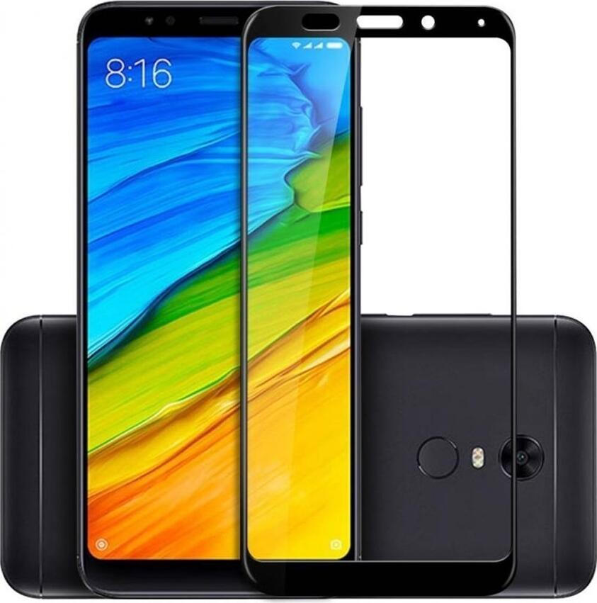 Tempered Glass Screen Protector for Xiaomi Redmi 5, Full Coverage 2.5D Rounded Edges, Scratch Shock and Dust Resistant, Anti-Fingerprint