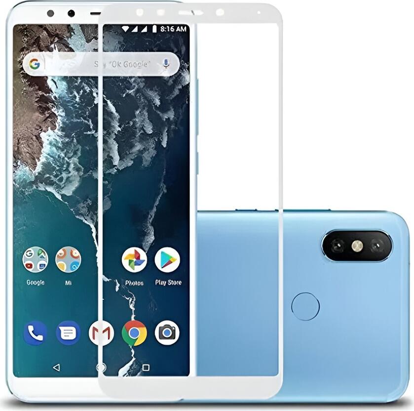Защитное стекло Helmet Diamond Glass 4D для Xiaomi Mi A2 Mi 6X, закаленное стекло с изогнутыми краями, ударопрочное и устойчивое к царапинам