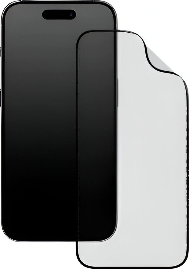 RhinoShield 3D Impact Screen Protector for iPhone 15 Alignment Frame, Clear