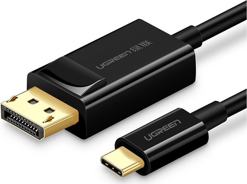UGREEN Cable Type-C to DisplayPort 4K@30Hz Thunderbolt 3 Compatible 1.5M MM139, Black