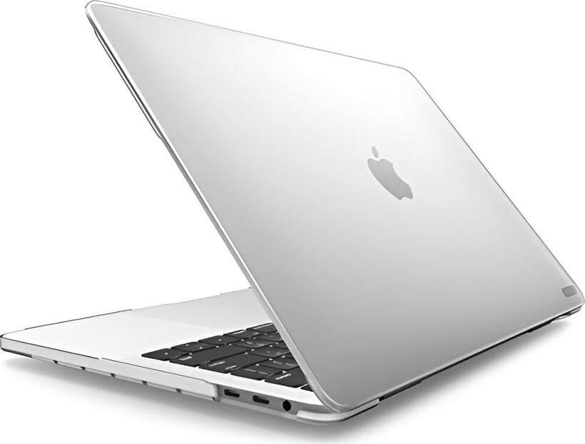 Helmet Hardshell Case for MacBook Pro 15" (2016-2017) HMT-HSMBP15-TR, Clear Polycarbonate Slim-Fit Protective Cover, Shock & Scratch Resistant