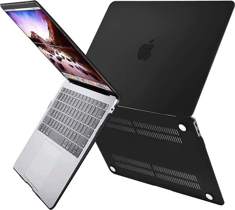 Helmet Hardshell Case for MacBook Air 13-inch 2017, Slim Polycarbonate Hard Plastic Cover, Shockproof Impact Resistant Protective Shell