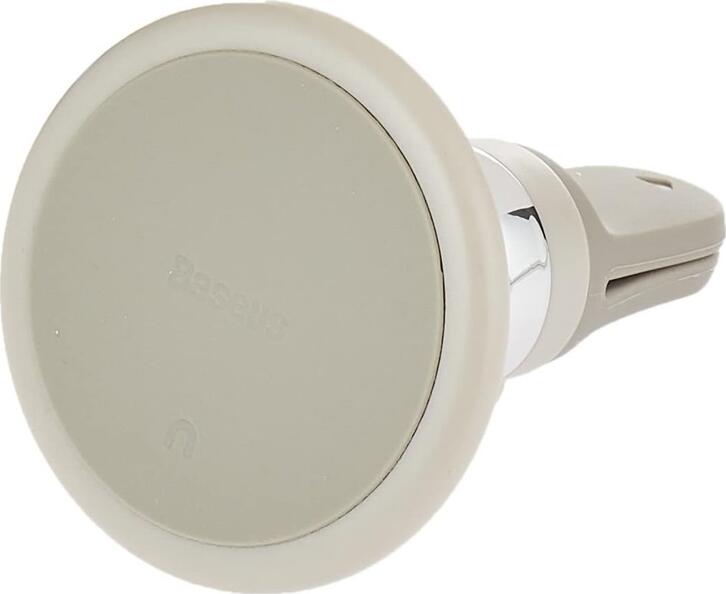 Suport Auto Magnetic Baseus C01 pentru Grila de Ventilatie, Alb, 4 Magneti de Neodim, Rotire 360 Grade, Clip pentru Cablu, Compatibilitate Universala