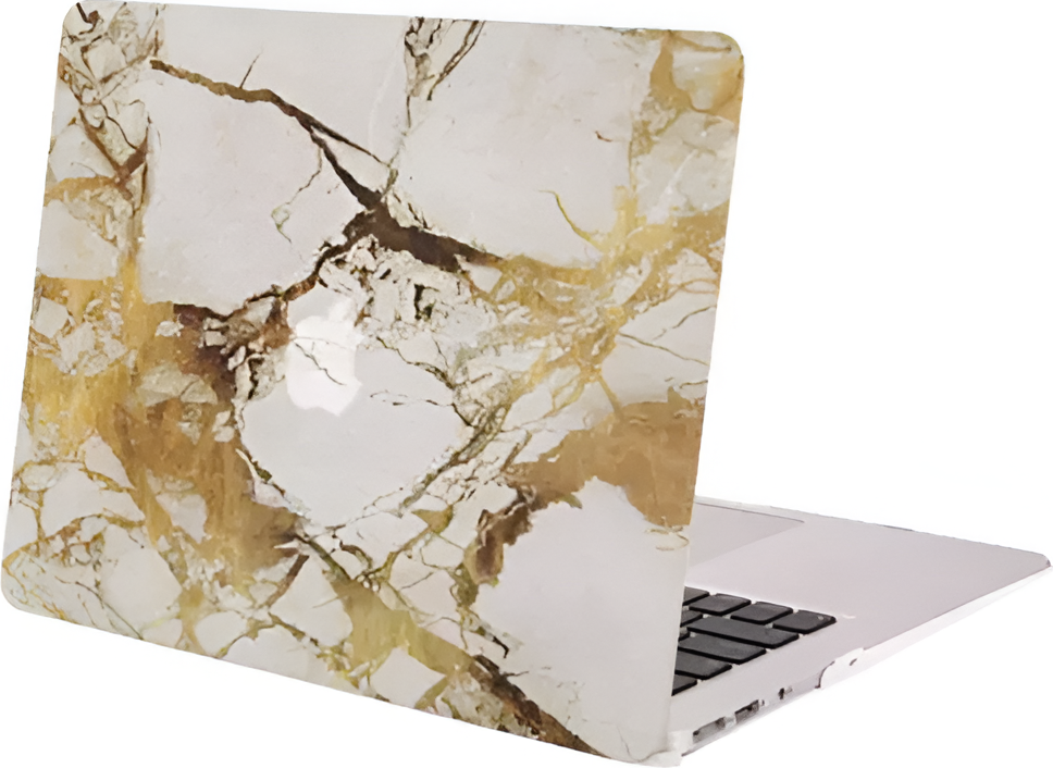 Helmet Hardshell for Macbook Air 13" (2017), Marble Gold