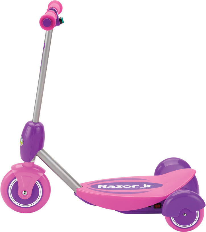 Razor Jr Lil' E Electric Seated Scooter for Kids, 6V Battery, Steel Frame, 3 Wheels, Max Speed 3 km/h, Max Load 20 kg
