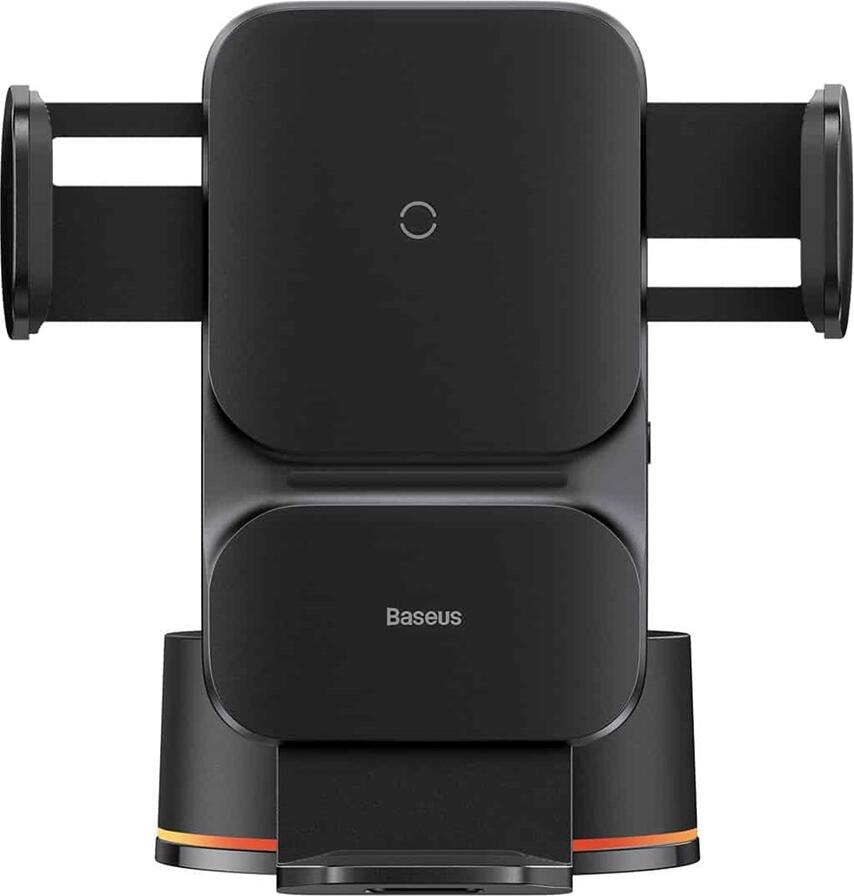 Baseus Wisdom Auto Alignment Car Mount Wireless Charger（QI 15W（Suction Base), Black
