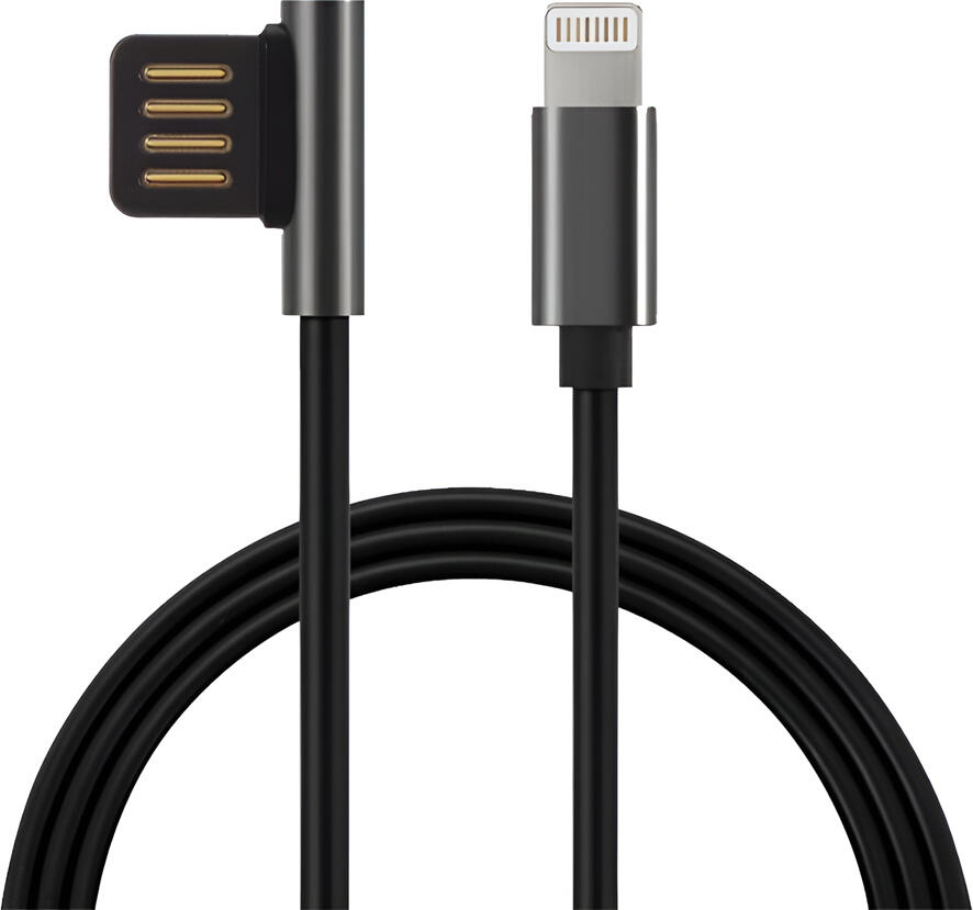 WK Desing WK Design Cable USB to Lightning Throne 2.1A 1m, Black