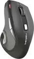 Natec Jaguar Wireless Mouse, 2.4 GHz Blue Sense Optical Sensor, Adjustable 800-2400 DPI, Dual-mode Hyper Fast Scroll Wheel, 6 Buttons, Ergonomic Black-Grey