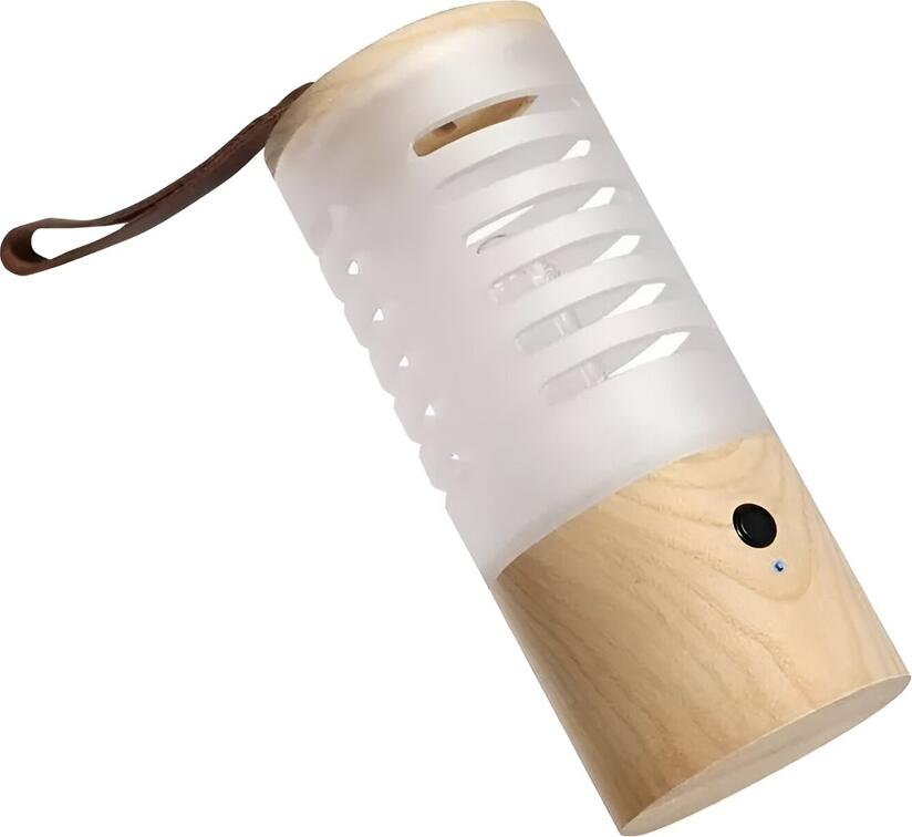 Xiaomi UV-C Disinfection Lamp, 253.7nm Bacteria and Virus Sterilizer, Wooden Exterior, USB Rechargeable, 2.5W Portable Sanitizer for Phones and Keys