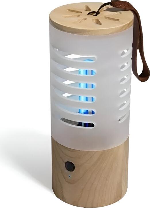 Xiaomi UV-C Disinfection Lamp, 253.7nm Bacteria and Virus Sterilizer, Wooden Exterior, USB Rechargeable, 2.5W Portable Sanitizer for Phones and Keys