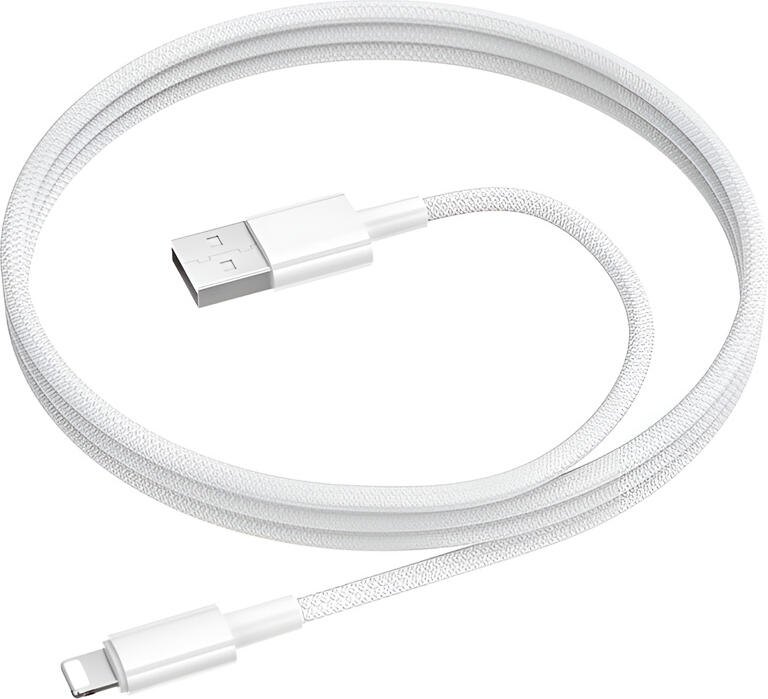 Helmet Cable USB to Lightning 20W 1.5M Nylon Series, Grey