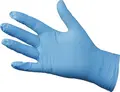 Mănuși de Examinare MedCare Nitra Force din Nitril, Fără Pudră și Latex, Texturate în Palmă, Albastre, Mărime M, 100 buc/cutie, Grad Medical și Chimic