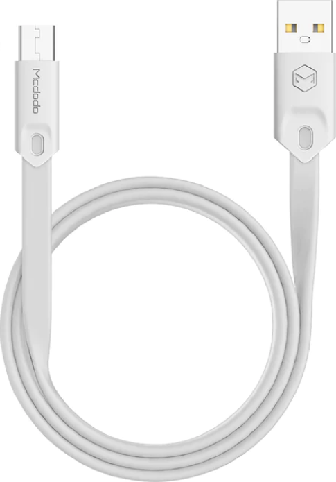 Mcdodo Cable Gorgeous Series USB-A to Micro 1m, White
