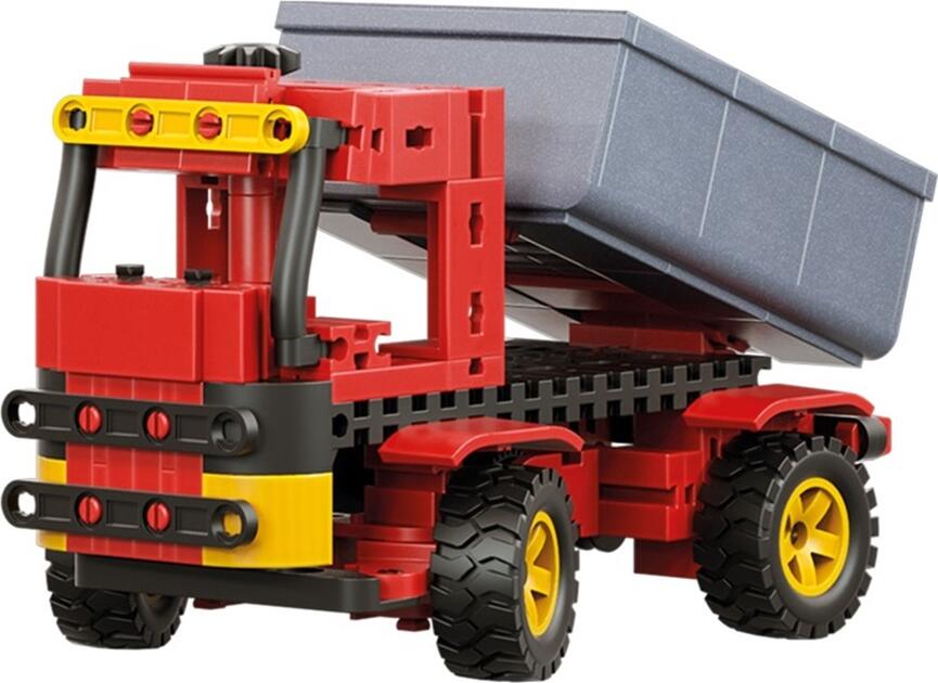 fischertechnik Advanced Universal 4 Construction Set 548885, 500 Plastic Parts for Engineering and Robotics, Build 40 Models including Crane and Helicopter