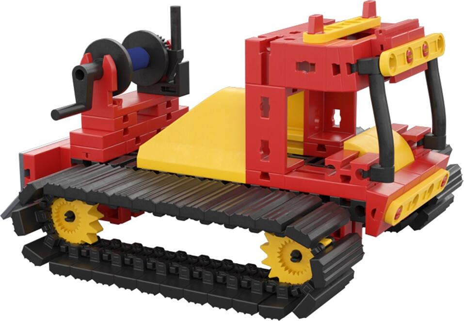 fischertechnik Advanced Universal 4 Construction Set 548885, 500 Plastic Parts for Engineering and Robotics, Build 40 Models including Crane and Helicopter