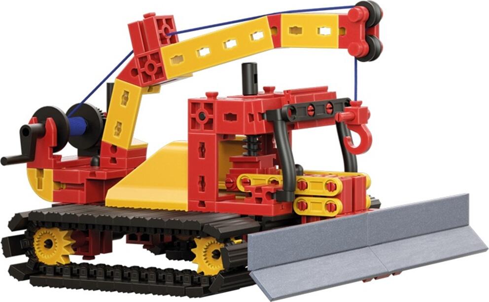 fischertechnik Advanced Universal 4 Construction Set 548885, 500 Plastic Parts for Engineering and Robotics, Build 40 Models including Crane and Helicopter