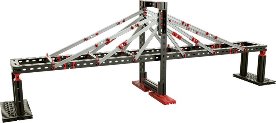 fischertechnik Mechanic & Static 2 STEM Construction Set 536622, 500 Pieces, Build 30 Technical Models, Mechanics and Statics Educational Kit for Ages 9+