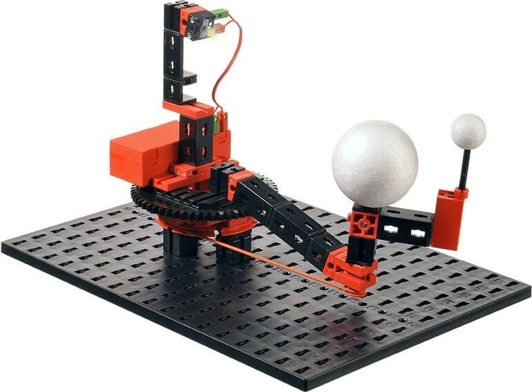 FischerTechnik Profi Optics STEM Educational Construction Set, 270 Parts for 15 Models, Lenses Mirrors Prisms and LED, Made in Germany, Age 9+