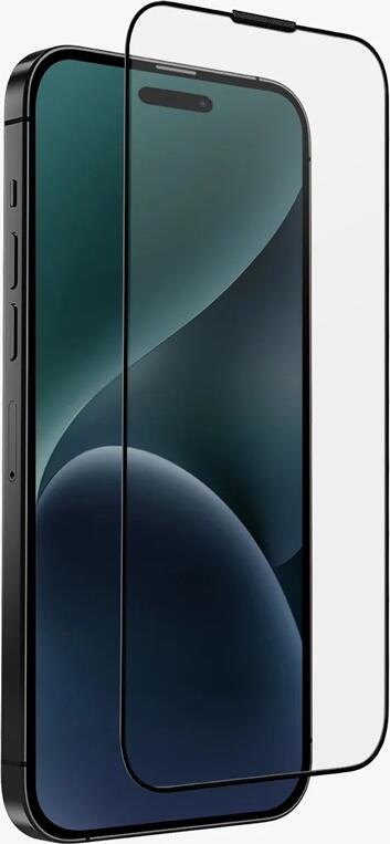 Uniq Glass Screen Protector Optix Vivid Clear for iPhone 15 Pro, Black