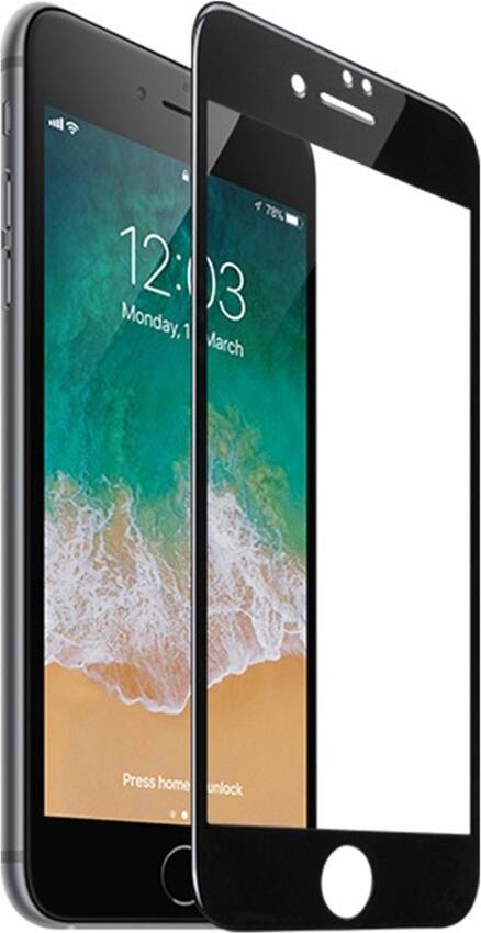 Helmet Diamond Glass 5D Tempered Glass Screen Protector for iPhone 7, 8, SE (2020), Shock Absorbent Scratch and Dust Resistant Curved Edge Coverage