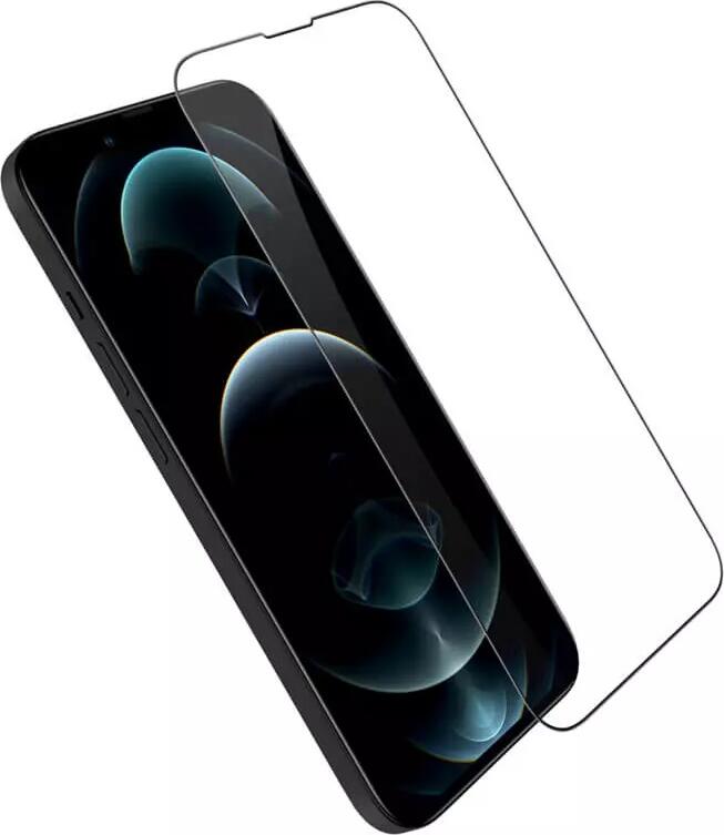 Nillkin CP+ Pro Tempered Glass Screen Protector for iPhone 14 Plus, 13 Pro Max - 9H Hardness AGC Japanese Glass, 0.33mm 2.5D HD Transparent Anti-Fingerprint, Black