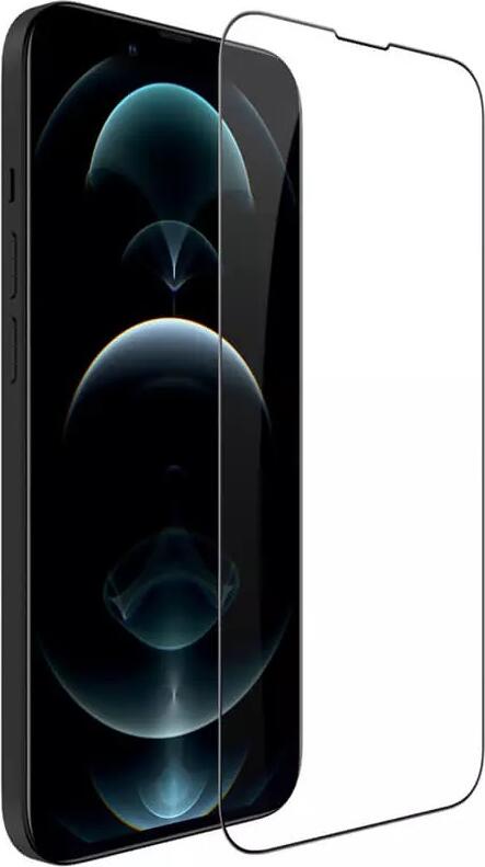 Nillkin CP+ Pro Tempered Glass Screen Protector for iPhone 14 Plus, 13 Pro Max - 9H Hardness AGC Japanese Glass, 0.33mm 2.5D HD Transparent Anti-Fingerprint, Black