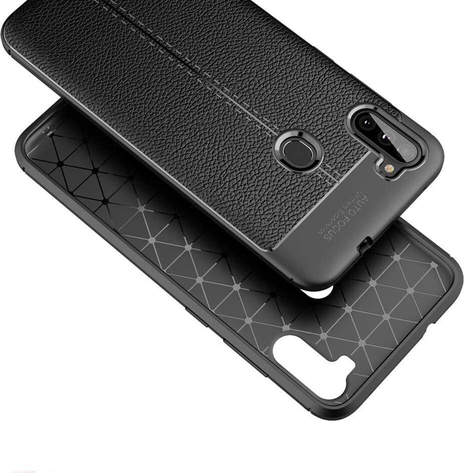 Черный чехол TPU Helmet для Samsung Galaxy A11, прозрачный гибкий противоударный кейс, тонкий защитный бампер с противоскользящим покрытием