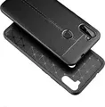 Черный чехол TPU Helmet для Samsung Galaxy A11, прозрачный гибкий противоударный кейс, тонкий защитный бампер с противоскользящим покрытием