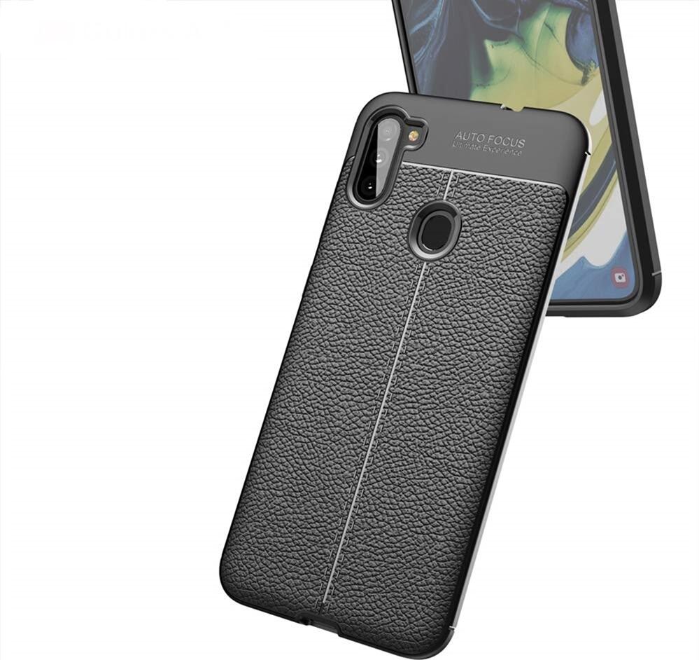 Черный чехол TPU Helmet для Samsung Galaxy A11, прозрачный гибкий противоударный кейс, тонкий защитный бампер с противоскользящим покрытием