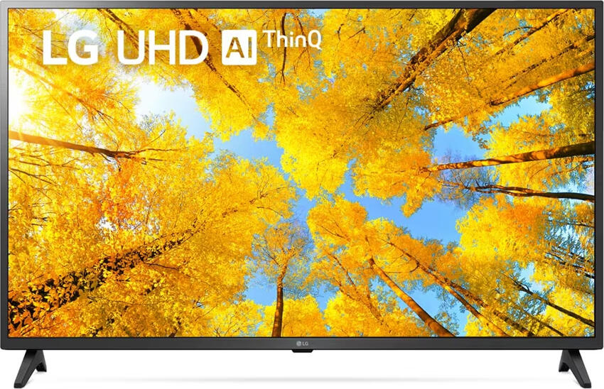 Смарт-телевизор LG 43UQ75006LF 43" 4K UHD, процессор α5 Gen5 AI Processor 4K, webOS 22, HDR10, HLG, Active HDR, WiFi, Bluetooth 5.0, Apple AirPlay 2
