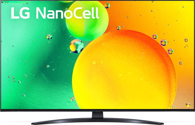 LG SMART TV LED Nanocell 50" 50NANO766QA, 3840 x 2160, webOS, Black
