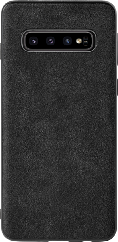 Husa Helmet Case Alcantara V2 pentru Samsung S10 6.1", Protectie Slim Fit, Rezistenta la Șocuri și Praf, Interior Soft, Negru