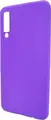 Helmet Case for Samsung Galaxy A7 (2018), Purple Suede TPU Shockproof Protective Cover, Anti-Slip Grip and Scratch Resistant Slim Shell
